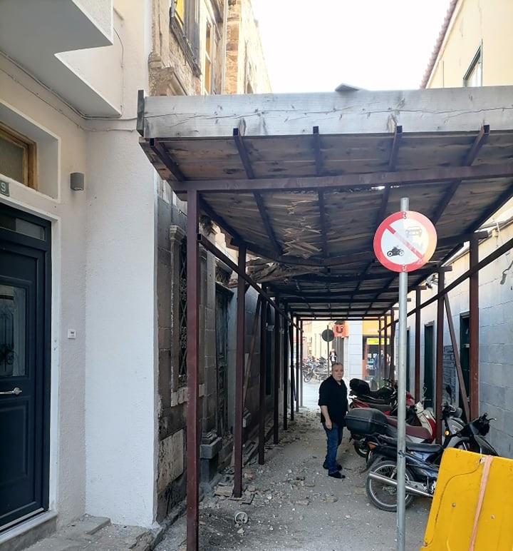 Χίος: Κίνδυνος από ετοιμόρροπο κτήριο