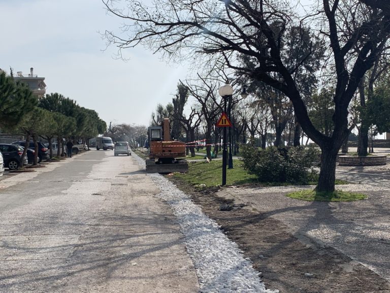Βόλος: Αντιδράσεις προκαλεί το έργο της ανάπλασης της οδού Πλαστήρα στον Άναυρο