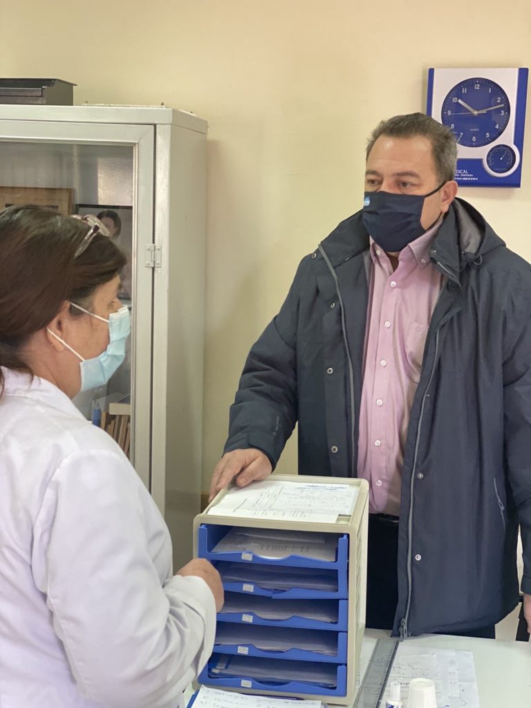 Ροδόπη: Στο Κέντρο Υγείας Σαπών ο Ε.Στυλιανίδης