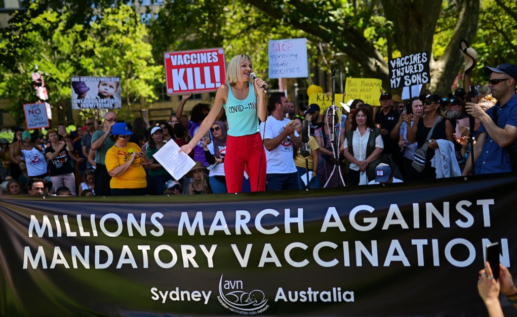 Διαμαρτυρίες κατά των εμβολίων Covid στην Αυστραλία