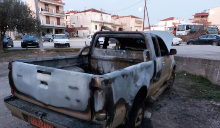 Δήμος Βισαλτίας: Έριξαν γκαζάκια σε όχημα της Πολιτικής Προστασίας