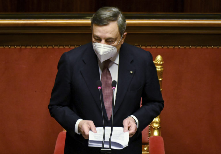 Ιταλία: Υπερψηφίστηκε η νέα Κυβέρνηση του Mario Draghi – Aναφορές στην ελληνική κρίση