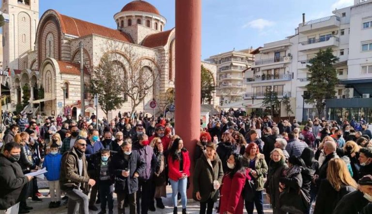 Νέα πορεία σήμερα στον Εύοσμο κατά του “lockdown”