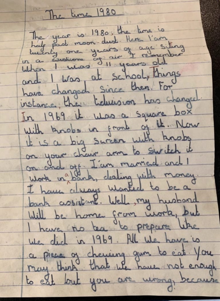 Βρέθηκε γράμμα μαθήτριας από το 1969 στο οποίο προβλέπει το Zoom
