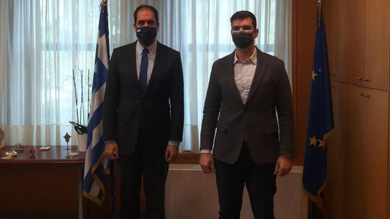Κρήτη: Συνάντηση Αλ. Μαρκογιαννάκη με υφ. Υποδομών Γ. Κεφαλογιάννη για τον ΒΟΑΚ