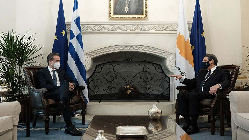 Συνάντηση Κ. Μητσοτάκη – Ν. Αναστασιάδη: Ελλάδα και Κύπρος, απολύτως συντονισμένες (video)