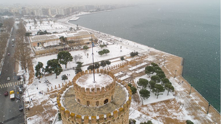 Θεσσαλονίκη: Πολικές θερμοκρασίες και ισχυρός παγετός στη Β. Ελλάδα