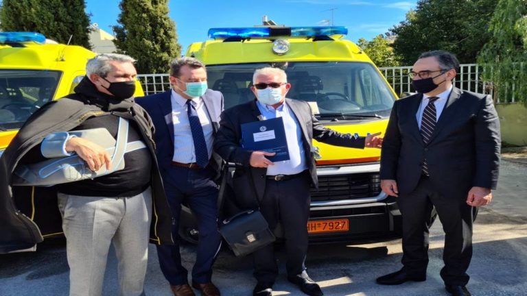 Ασθενοφόρα μικρού όγκου κατάλληλα να επιχειρούν στα μικρά νησιά απέκτησε το Νότιο Αιγαίο