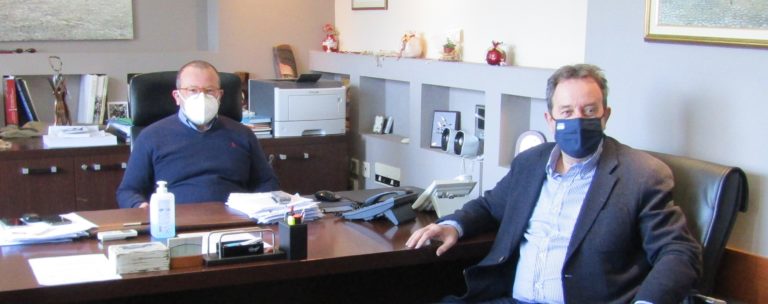 Ροδόπη: Ο βουλευτής Δ. Χαρίτου συναντήθηκε με τον δήμαρχο Κομοτηνής Γ. Γκαράνη