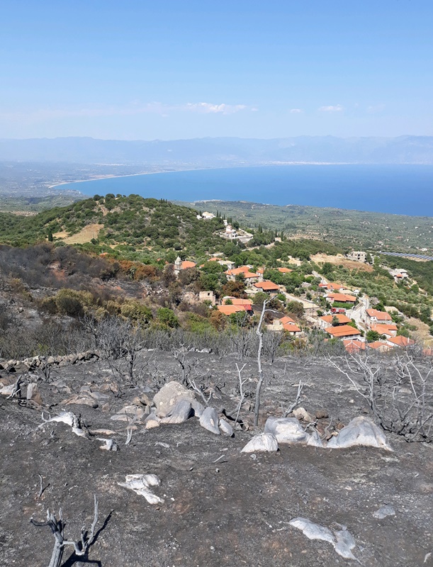 Μεσσηνία: Αυτοψία στη Μαθία για τις κατολισθήσεις μετά την πυρκαγιά του καλοκαιριού