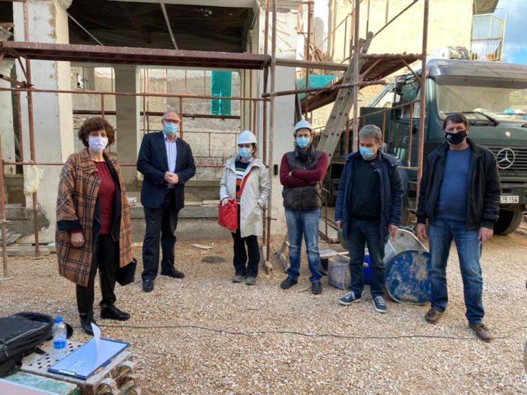 Προχωρούν τα έργα ανάπλασης της “Οικίας της Ευρώπης” στη Σπάρτη