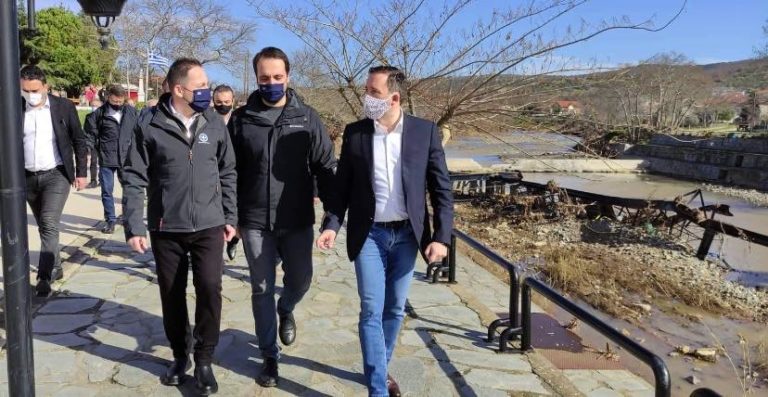 Αλεξανδρούπολη: Στις πληγείσες περιοχές ο Στ.Πέτσας