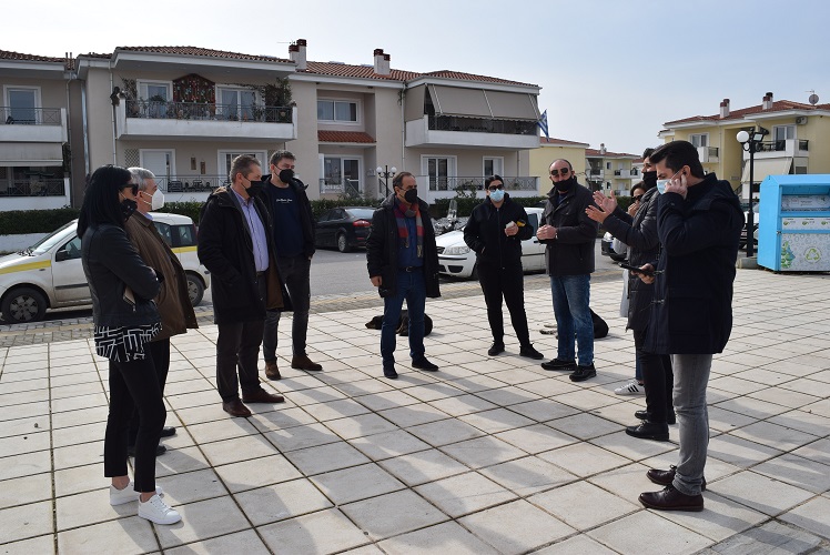 Στον οικισμό του ΟΑΕΔ στις νέες εργατικές κατοικίες ο Δήμαρχος Καρδίτσας