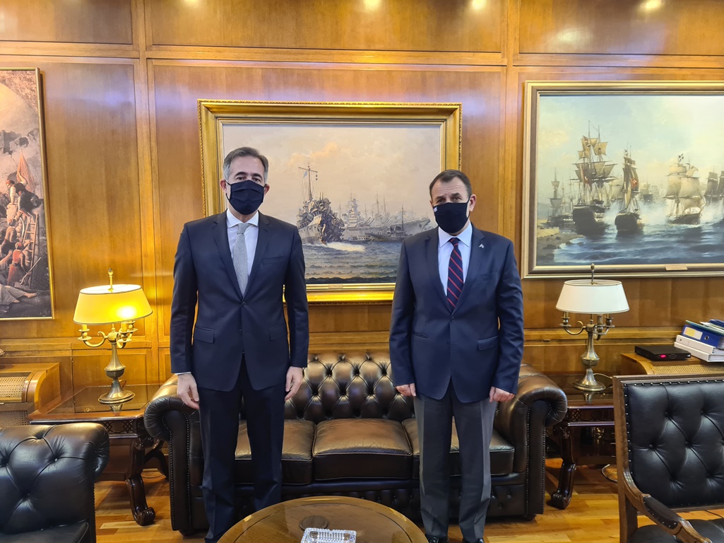 Κοζάνη: Συνάντηση συνεργασίας Σ. Κωνσταντινίδη με τον υπουργό  Εθνικής Άμυνας
