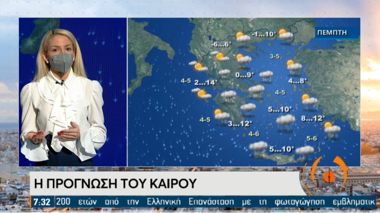 Ο καιρός με την Πάττυ Σπηλιωτοπούλου – Έρχεται η άνοιξη…! (video)
