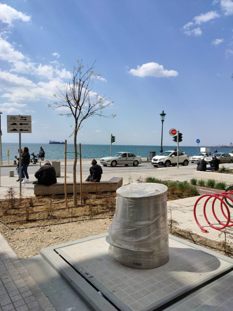 Σε χρήση οι πρώτοι υπόγειοι κάδοι στο κέντρο της Θεσσαλονίκης