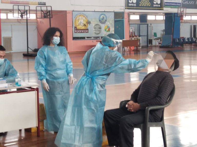 Διακόσιοι πολίτες προσήλθαν για rapid test στην Ιεράπετρα