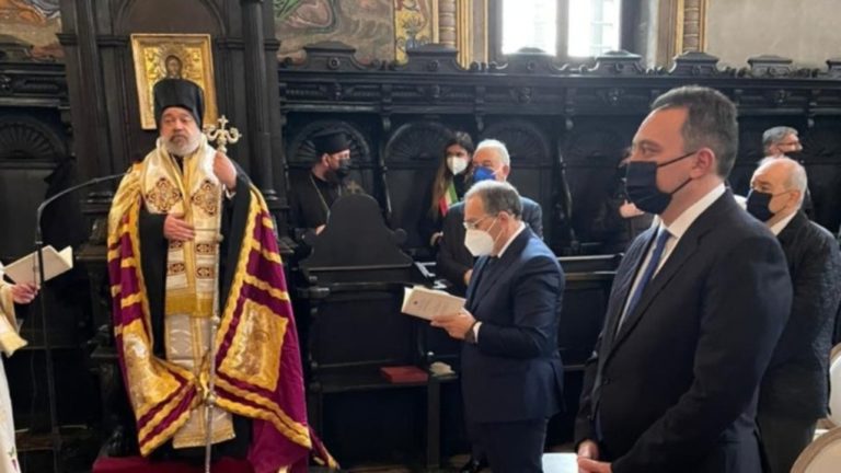 Ο Κωνσταντίνος Βλάσης στην ενθρόνιση του νέου Μητροπολίτη Ιταλίας – Επαφές με την ομογένεια