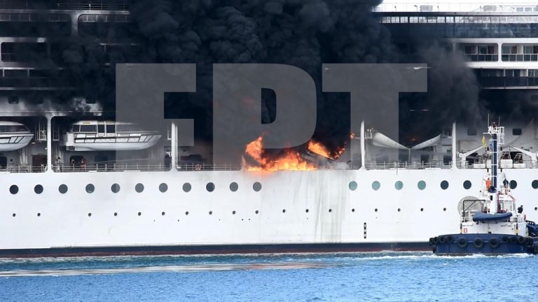 Υπό έλεγχο η πυρκαγιά στο κρουαζιερόπλοιο στην Κέρκυρα