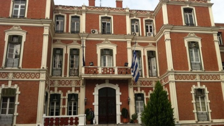 Θεσσαλονίκη: Φωταγώγηση του κτηρίου της Περιφέρειας Κεντρικής Μακεδονίας