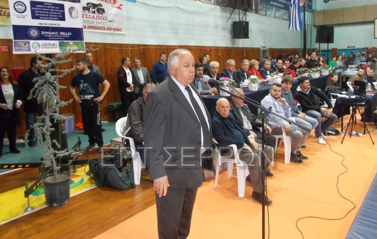 Πάλη: Ο Σερραίος Στέργιος Λεωνάκης επανεξελέγη πρόεδρος της ομοσπονδίας