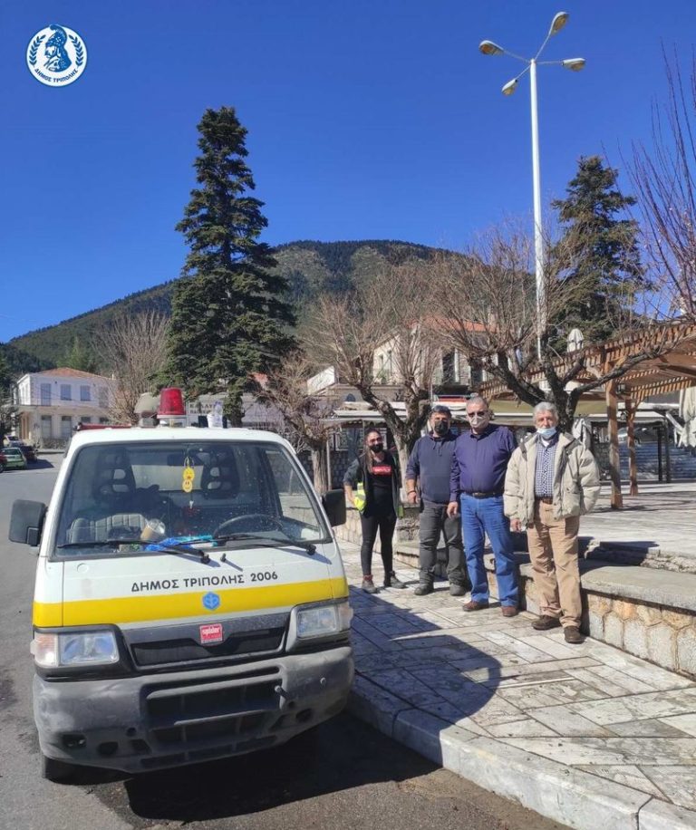 Παρεμβάσεις στις κοινότητες του δήμου Τρίπολης