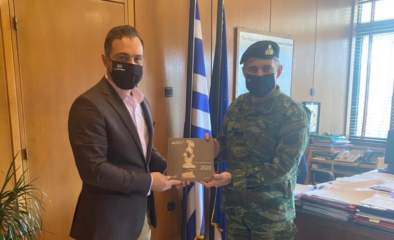 Ροδόπη: Επίσκεψη του Διοικητή του Δ’ Σώματος Στρατού  στον Αντιπεριφερειάρχη