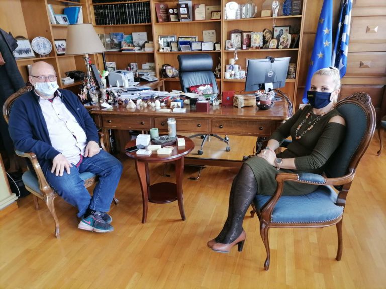 Βόλος: Συνάντηση Κολυνδρίνη- Λεβέντη για το στρατηγικό ρόλο της Φιλοξενίας