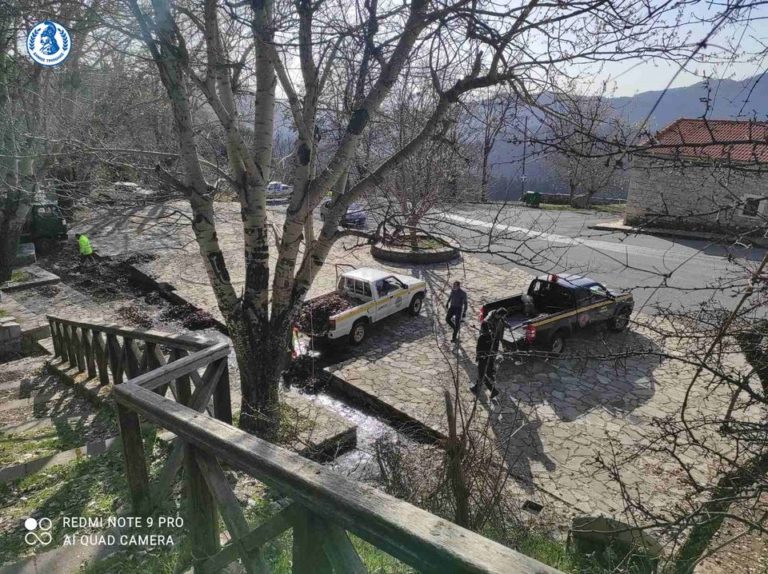 Εργασίες σε Λιμποβίσι και άλσος Αγίου Γεωργίου Τρίπολης