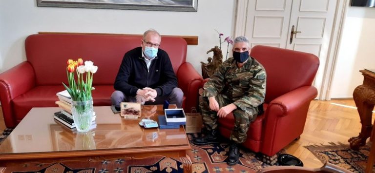 Καβάλα: Συνάντηση με τον απερχόμενο Διοικητή της ΧΧΤΘ Μεραρχίας
