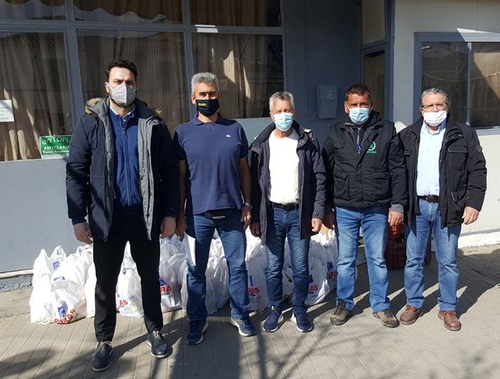 Οι υπάλληλοι των Αιρετών Περιφερειών παρέδωσαν βοήθεια στο σεισμόπληκτο Αμούρι