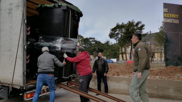 Δράμα: Με νέους κάδους απορριμμάτων εφοδιάστηκε το Παρανέστι