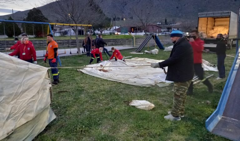 Συγκέντρωση βοήθειας για τους πληγέντες από το σεισμό στο Δήμο Τυρνάβου