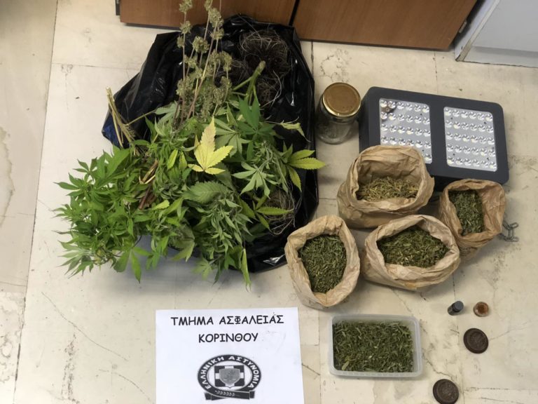 Σύλληψη 70χρονου για ναρκωτικά στην Κόρινθο