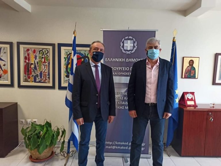 Θεσσαλονίκη: Συνάντηση Θ. Καράογλου με τον νέο Διευθυντή Περιφερειακής Εκπαίδευσης Κ. Μακεδονίας