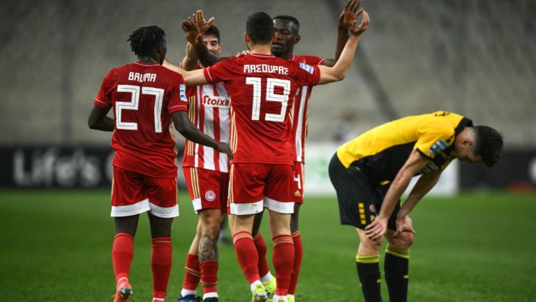 Ο Ολυμπιακός διέσυρε με 5-1 στο ΟΑΚΑ την τραγική ΑΕΚ