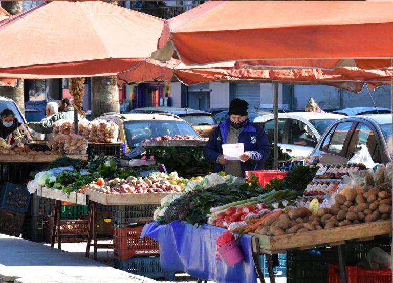 Ροδόπη: Mε μέτρα προστασίας από τον κορονοϊό η λαϊκή αγορά των Σαπών