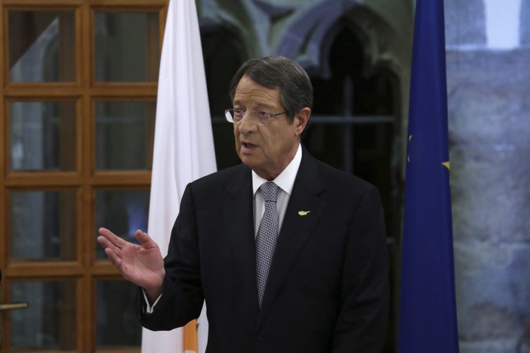 Ν. Αναστασιάδης: Ουδείς αποδέχεται τις αξιώσεις της Τουρκίας για δημιουργία δύο κρατών