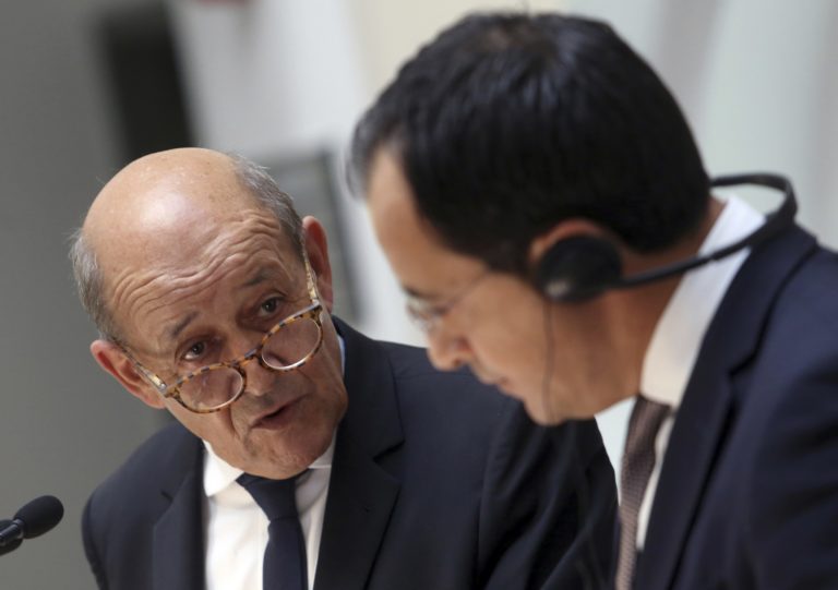 Τηλεφωνική συνομιλία Ν. Χριστοδουλίδη με τον ΥΠΕΞ της Γαλλίας
