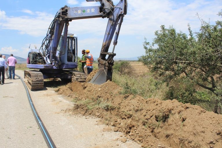 Υπόγειοι αγωγοί άρδευσης μήκους 9,4 χλμ. στην Ραψάνη