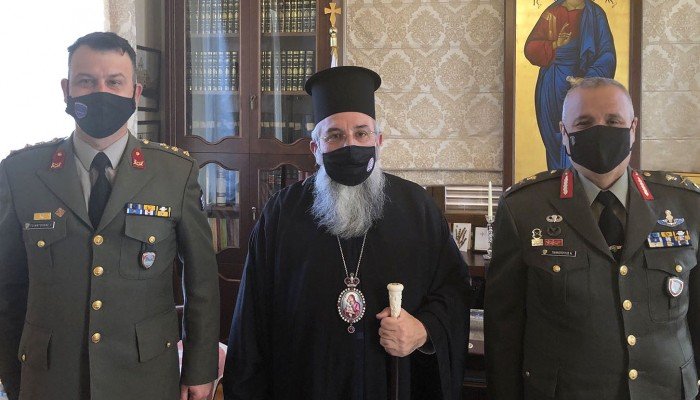 Επίσκεψη του διοικητή της V Μεραρχίας Κρητών στην Ι.Μ. Ρεθύμνης και Αυλοποτάμου