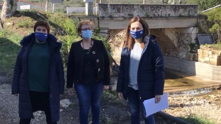 Έργα σε περιοχές του Δήμου Μυλοποτάμου επισκέφτηκε η Αντιπεριφερειάρχης Ρεθύμνης