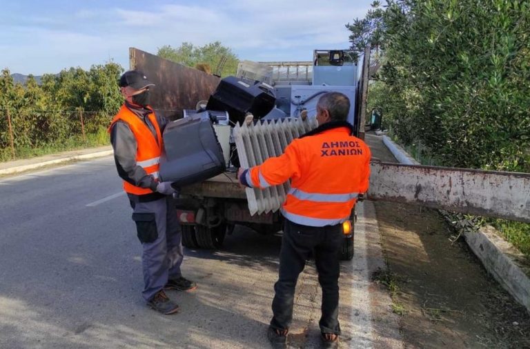 Δήμος Χανίων: “Πόρτα-Πόρτα” μαζεύτηκαν 3,5 τόνοι ηλεκτρικά και ηλεκτρονικά απόβλητα