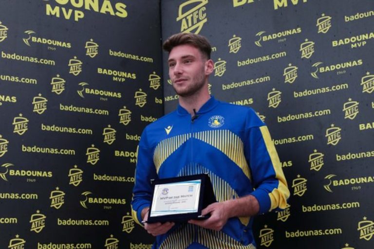 Η βράβευση του MVP Γιάννη Χριστόπουλου