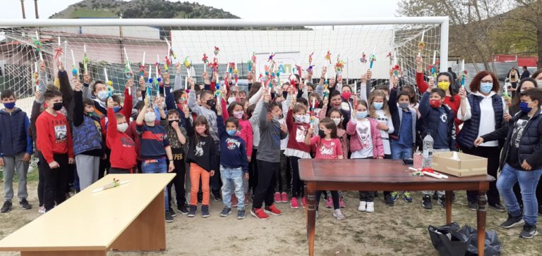Πασχαλινή δράση των ΚΔΑΠ του δήμου Λαρισαίων για τα σεισμόπληκτα παιδιά στο Δαμάσι