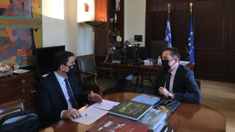 Συνάντηση Πέτσα – Τζούμα για θέματα της Σκιάθου και της αυτοδιοίκησης