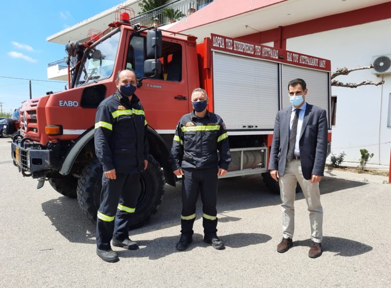 Παραχώρηση οχήματος UNIMOG  από την Π.Ε Ηλείας στην Π.Υ Πύργου
