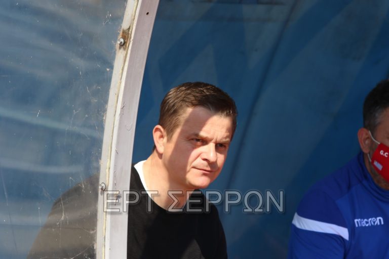 Π. Στοΐλας: Με τον Ολυμπιακό Βόλου πετύχαμε μια νίκη «κλειδί» για τον Πανσερραϊκό