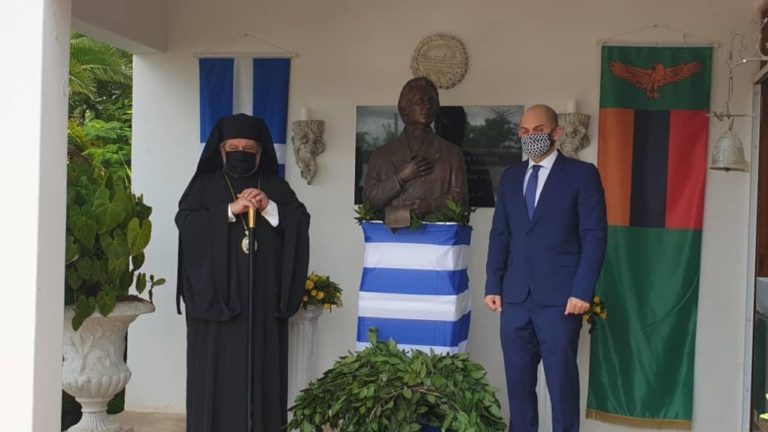 Ο Μητροπολίτης Ζάμπιας κ. Ιωάννης και ο Επίτιμος Πρόξενος της Ελλάδας στη Λουσάκα στη Φωνή της Ελλάδας