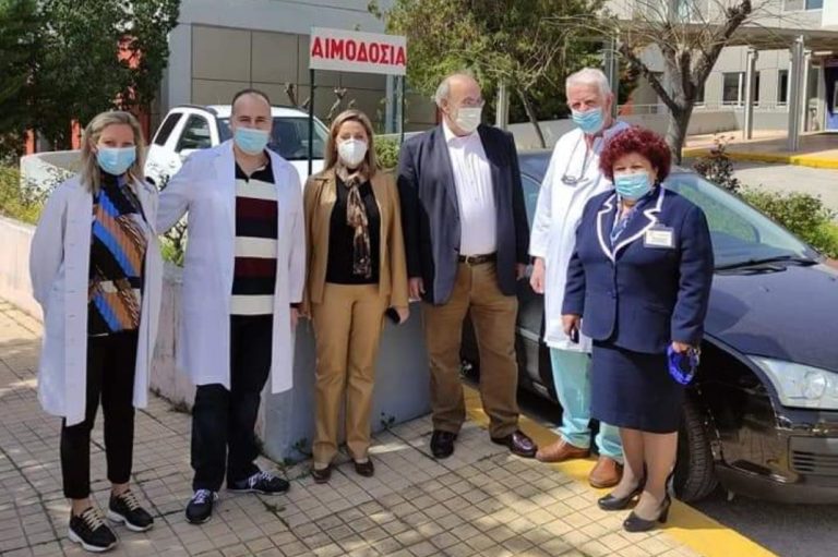 Στη νοσηλευτική μονάδα Άργους ο πρόεδρος του Εθνικού Κέντρου Αιμοδοσίας